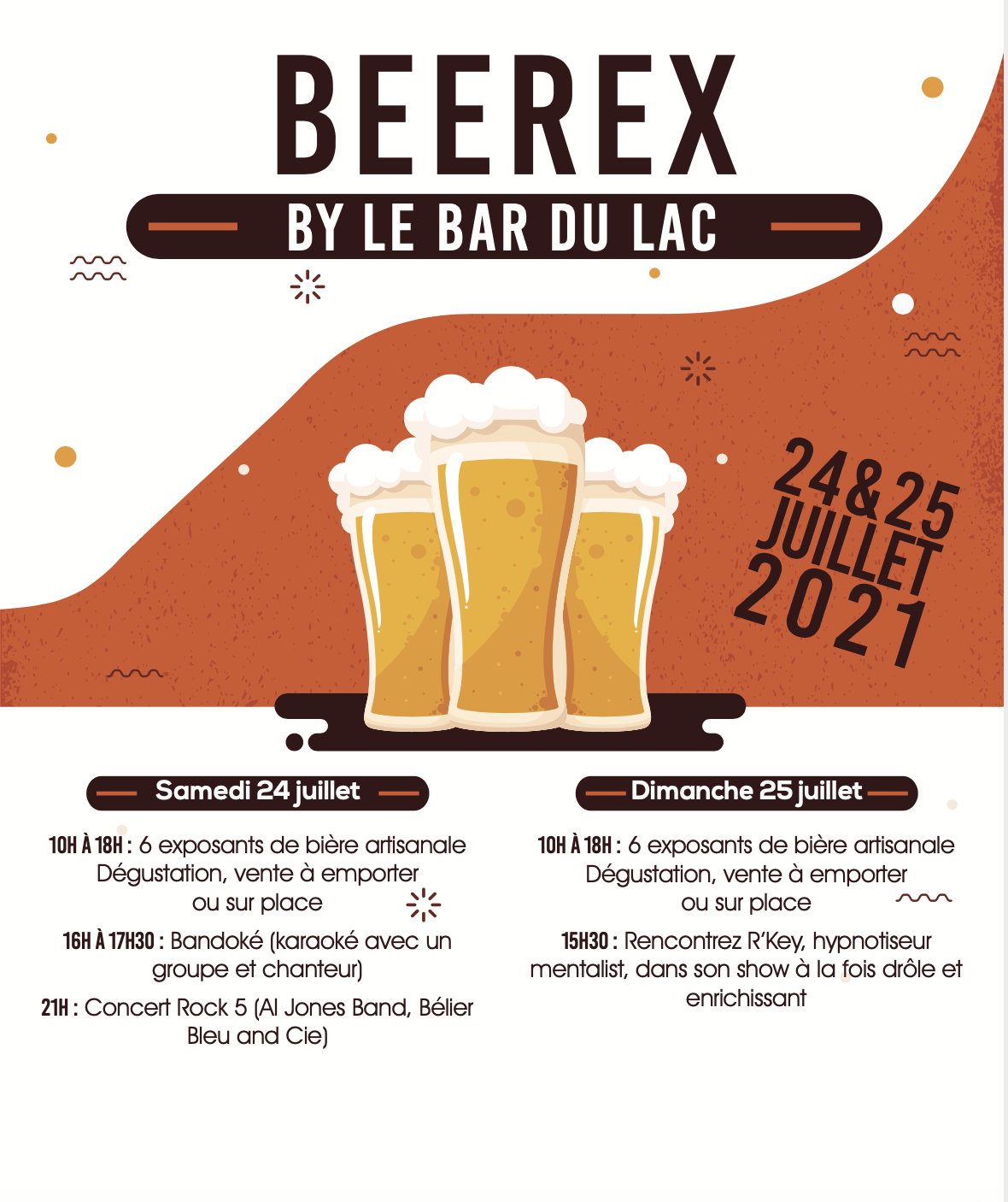 Fête de la Bière Beer Ex Bar du Lac Bozel