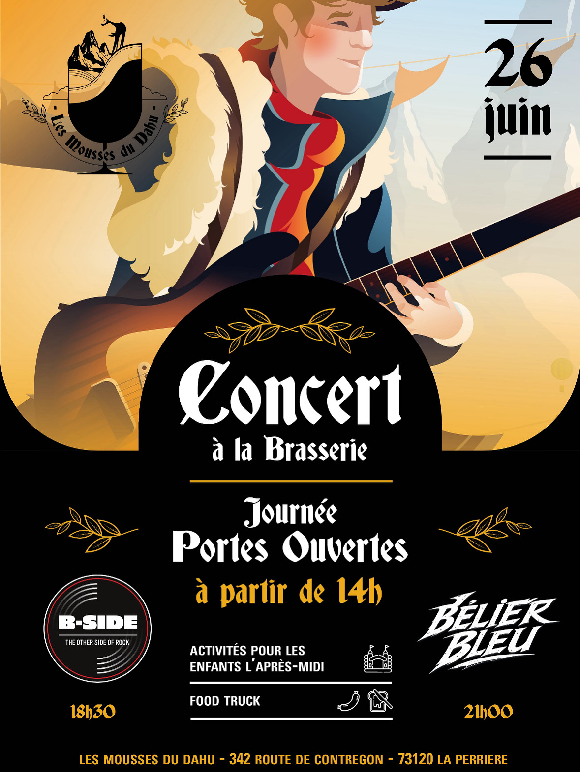 Journée Portes Ouvertes & Soirée Rock exceptionnelle