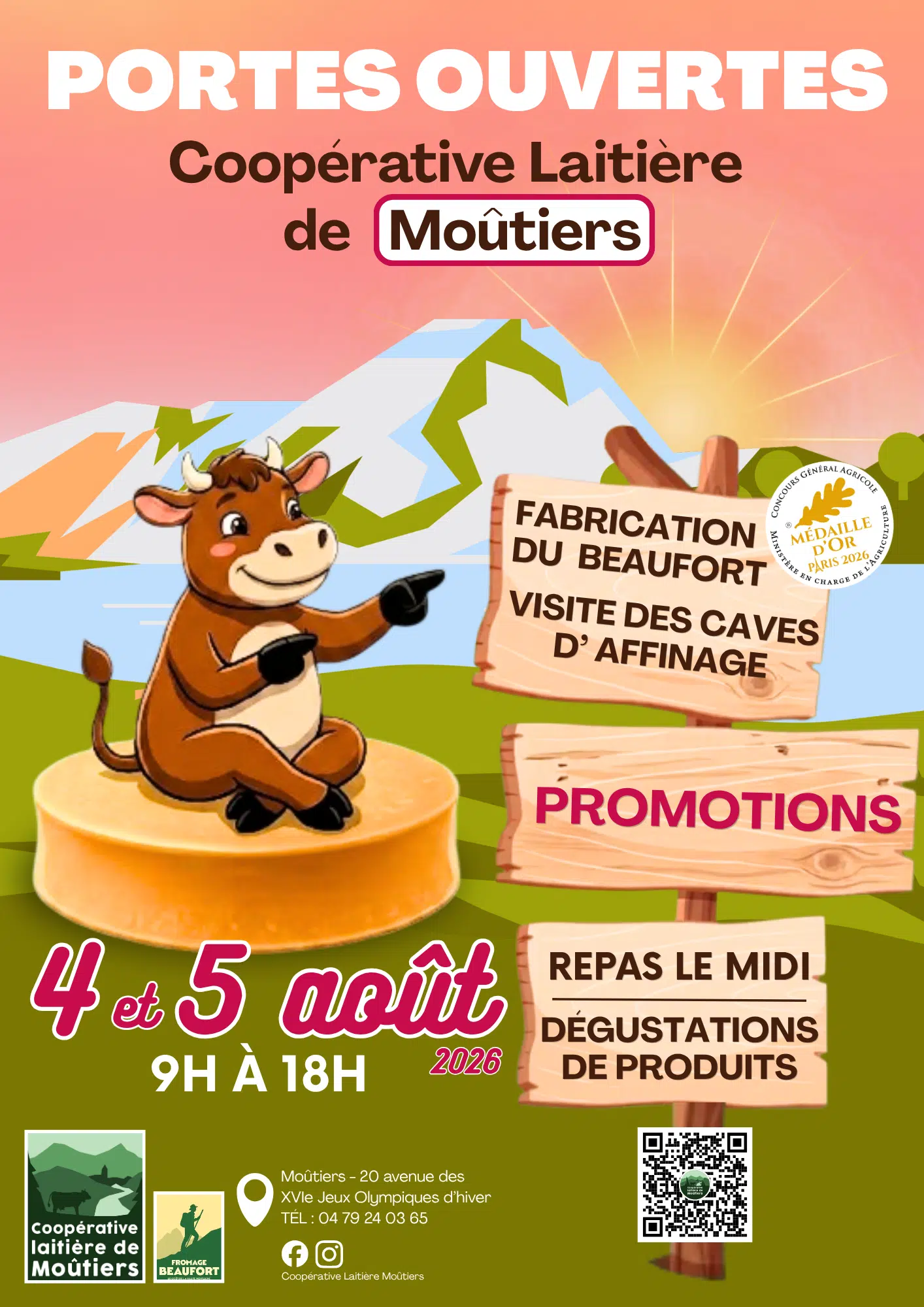 Journée Portes Ouvertes Coopérative Laitière de Moutiers